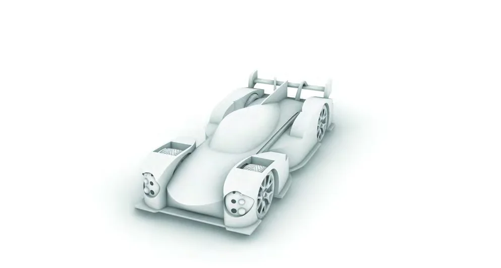 Race car concept render, 2024.