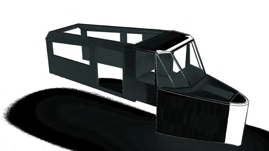 Ránova hull shell component render.